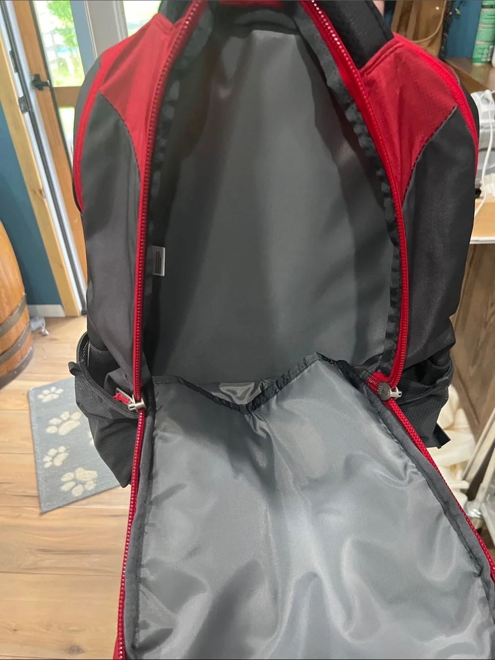 The North Face zip back support